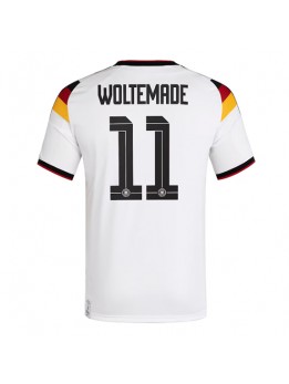 Moški Nogometna dresi replika Nemčija Nick Woltemade #11 Domači SP 2026 Kratek rokav